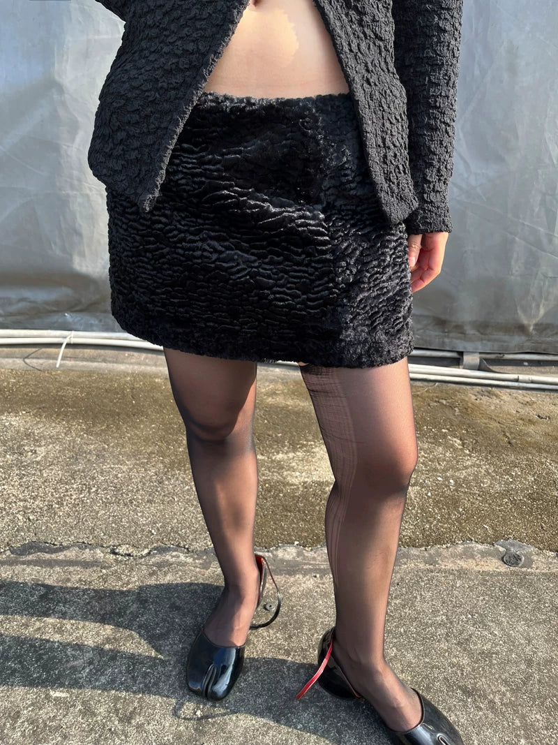 Textured Cut-Out Zip Jacket