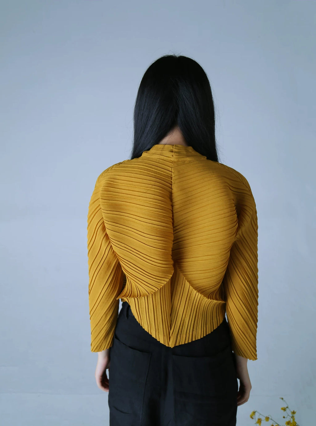 Aureate Exoskeleton Pleat Shirt