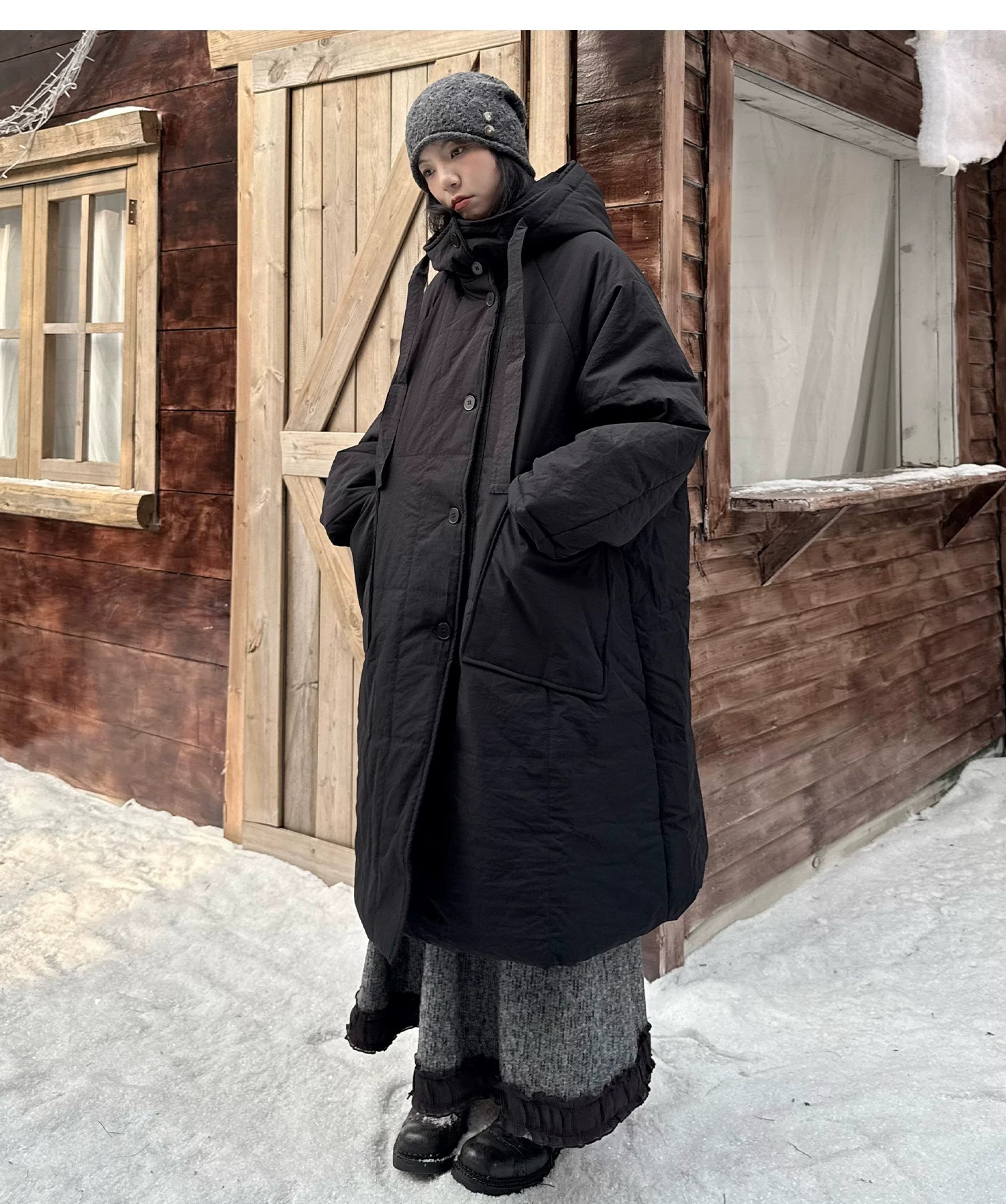 Shelter Oversized Hooded Puffer Coat
