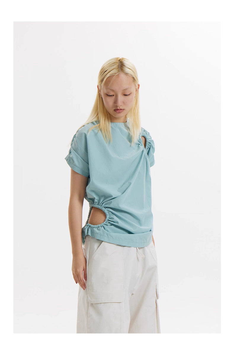 Cut-out Top in Ocean