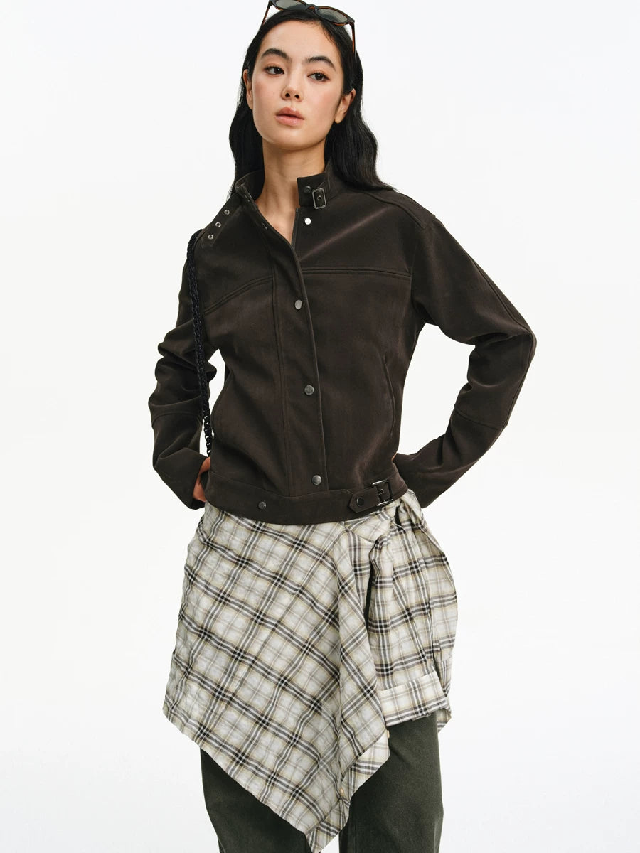 Strapline Cropped Jacket