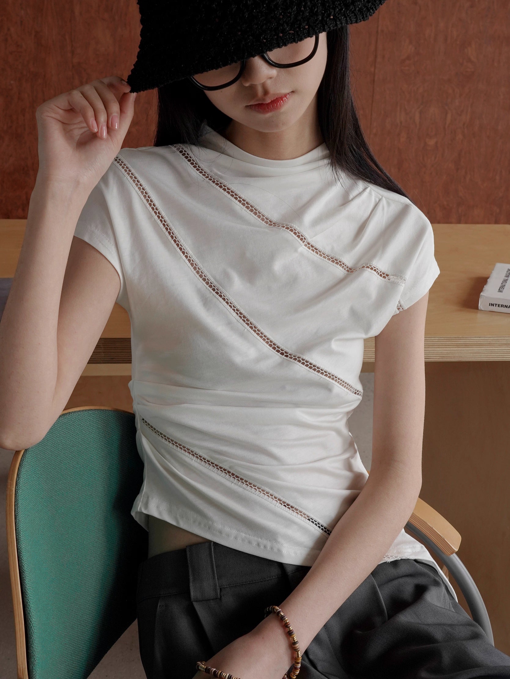 Asymmetrical Drape Top