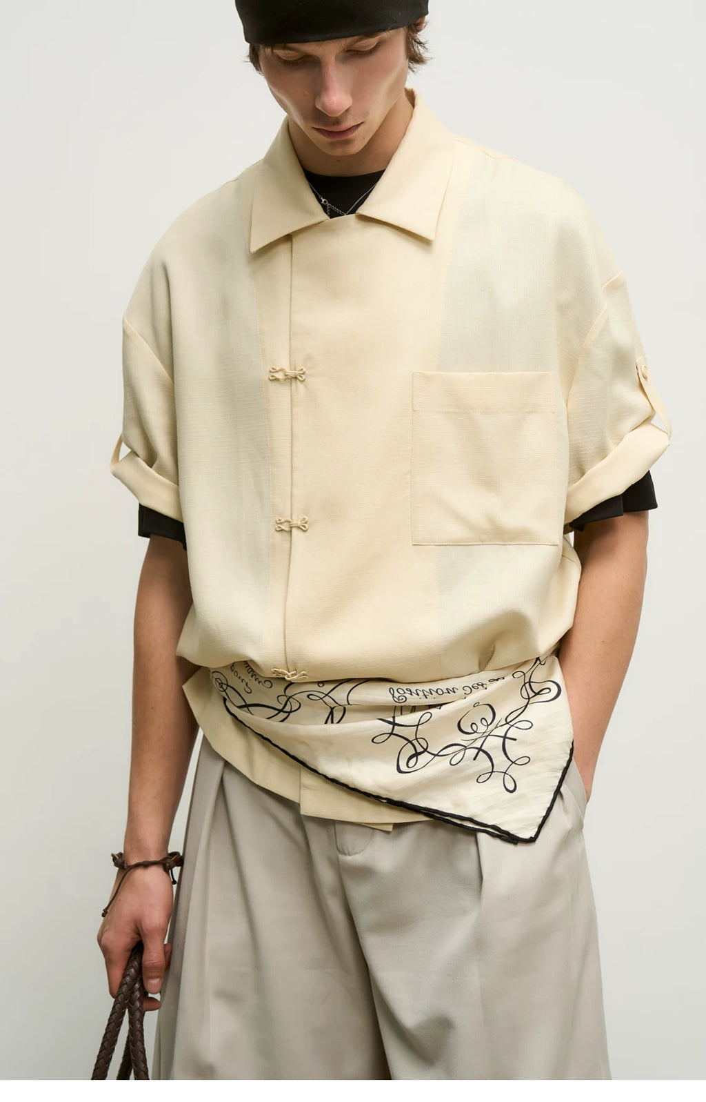 Gold Rush Hook Closure Shirt