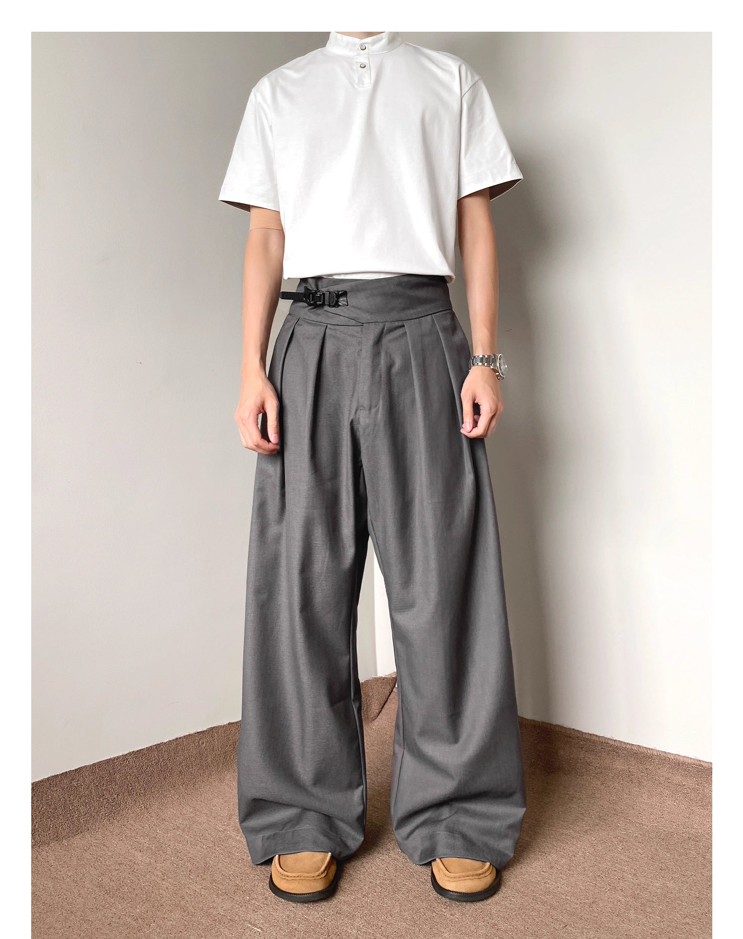 Stance Buckle Fasten Trousers