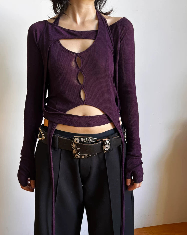 Modular Halter Cut-Out Top