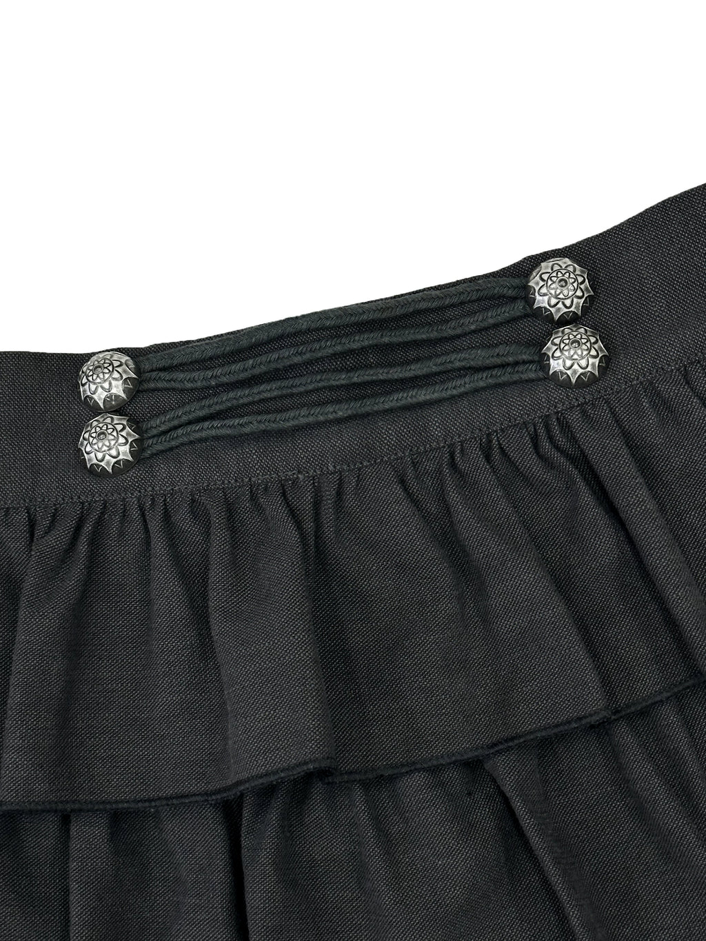 Tiered Ruffle Micro Shorts