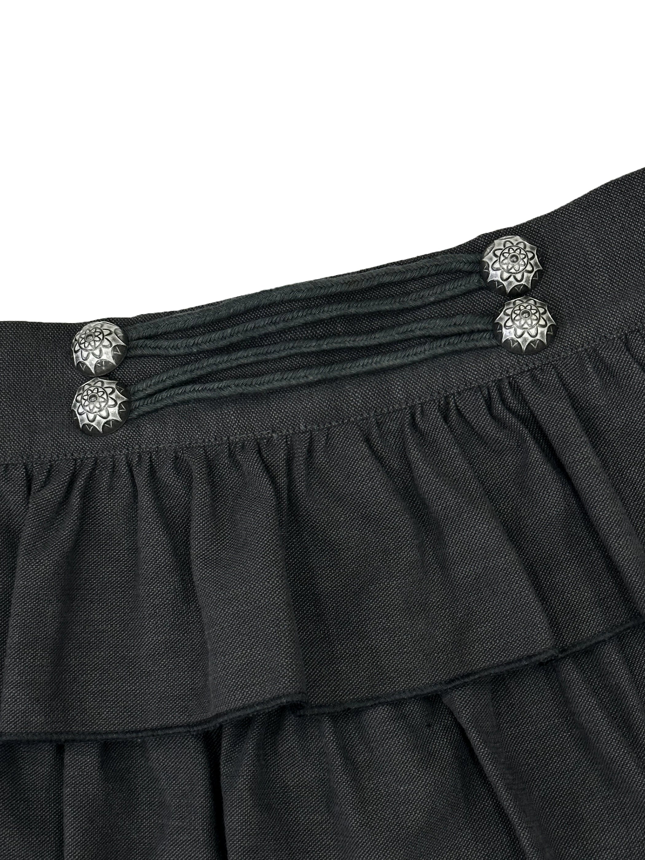 Tiered Ruffle Micro Shorts