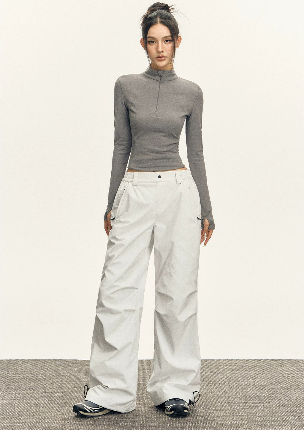 Slate Linear Cargo Pants