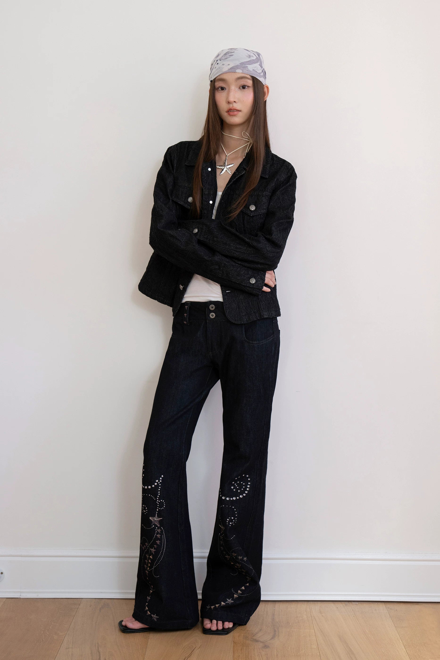 Phantom Stitch Denim Jacket