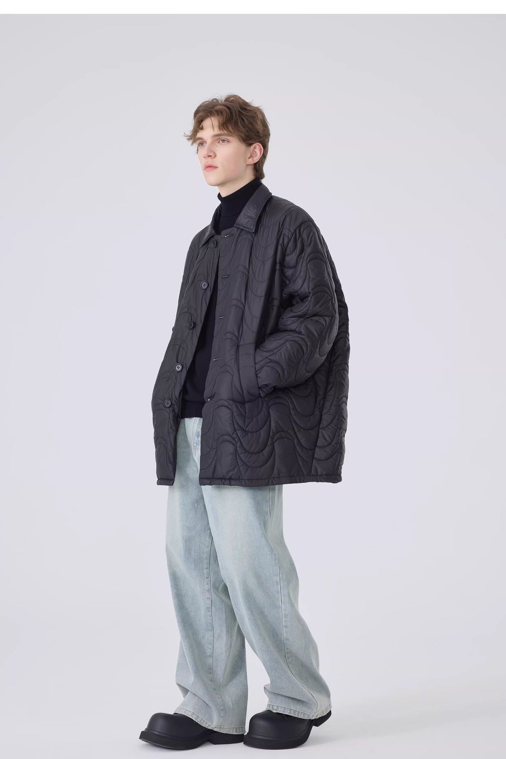 Obsidian Tide Quilted Parka