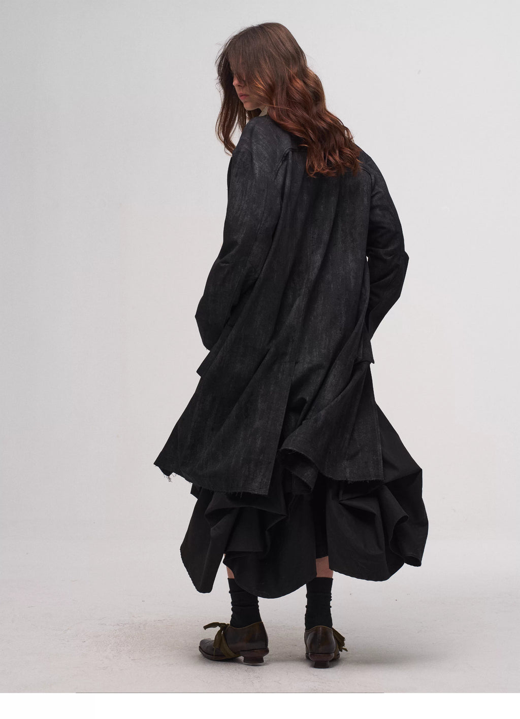 Tulip Skirt in Black Ink