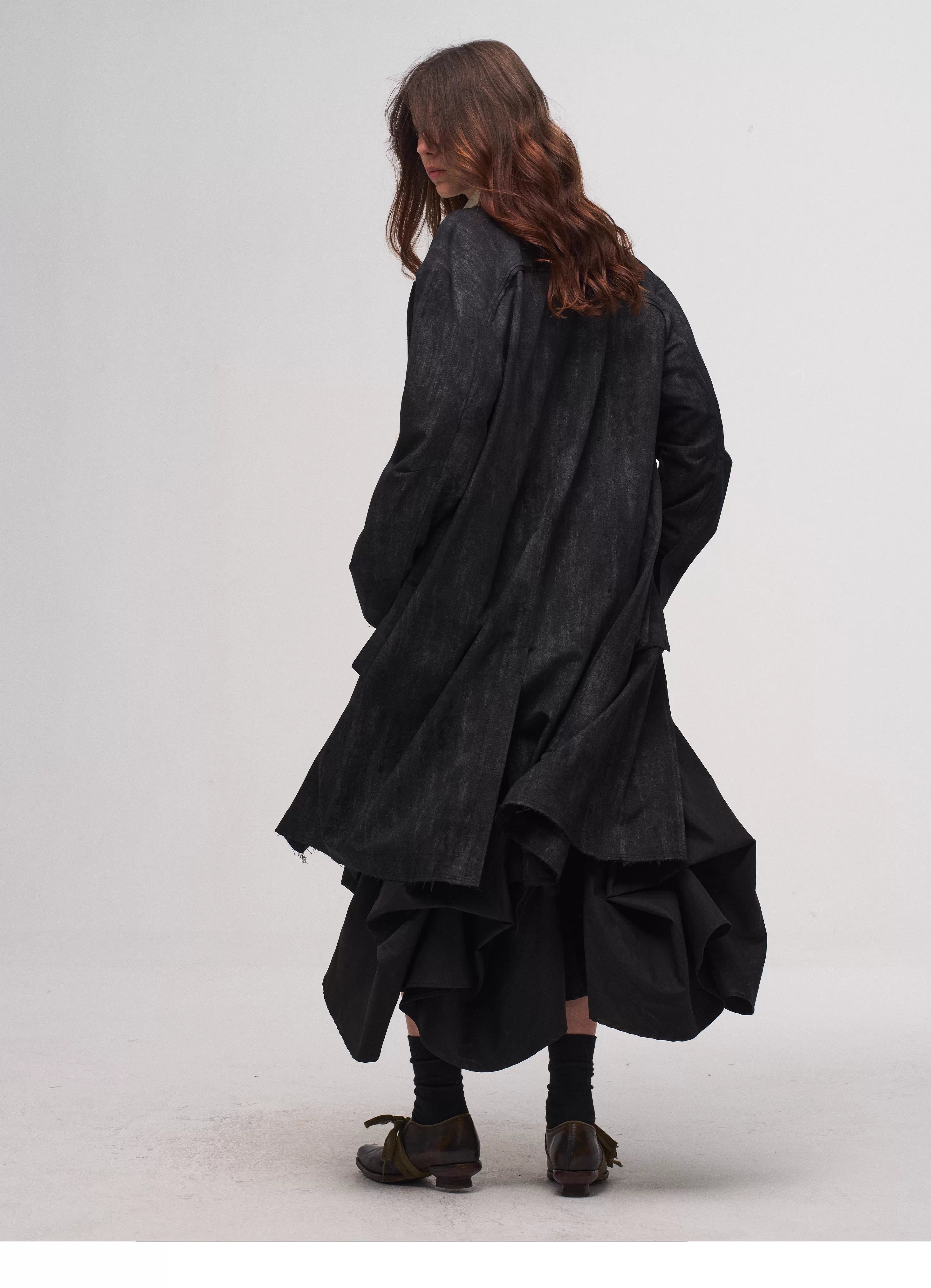 Tulip Skirt in Black Ink