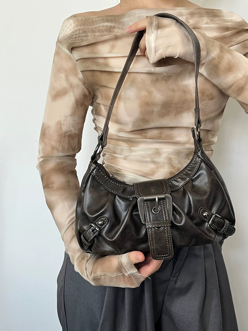 Moto Hardware Shoulder Bag