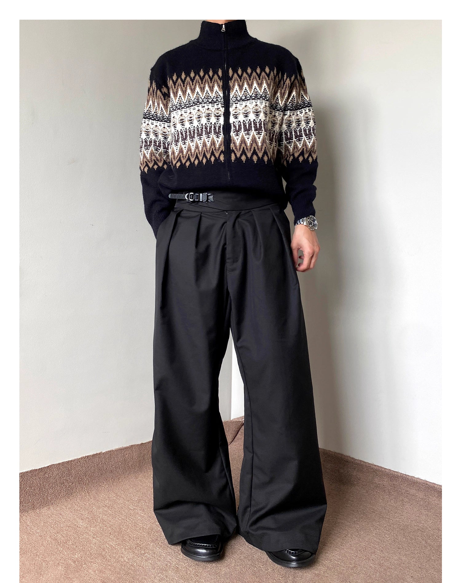 Stance Buckle Fasten Trousers