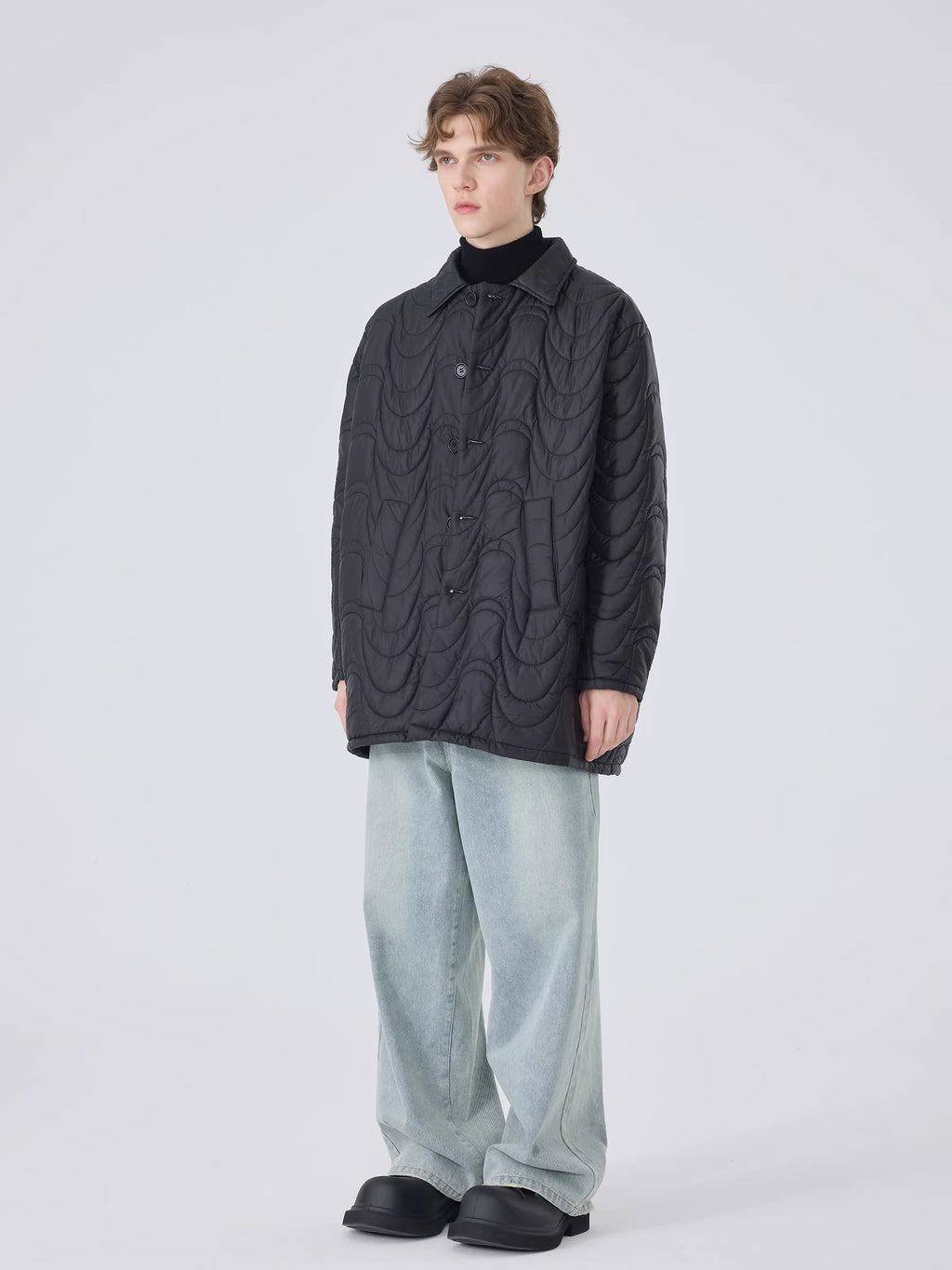 Obsidian Tide Quilted Parka