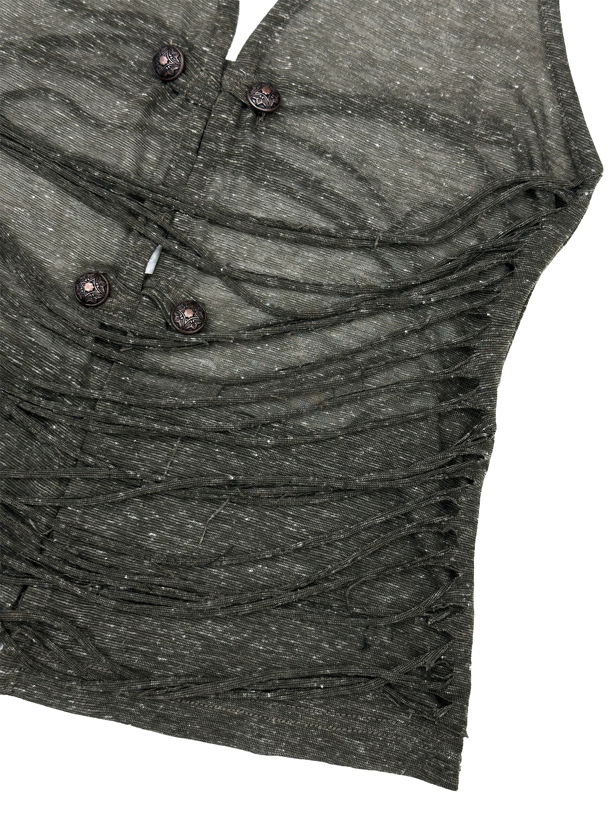 Ashen Ruche Halter Top