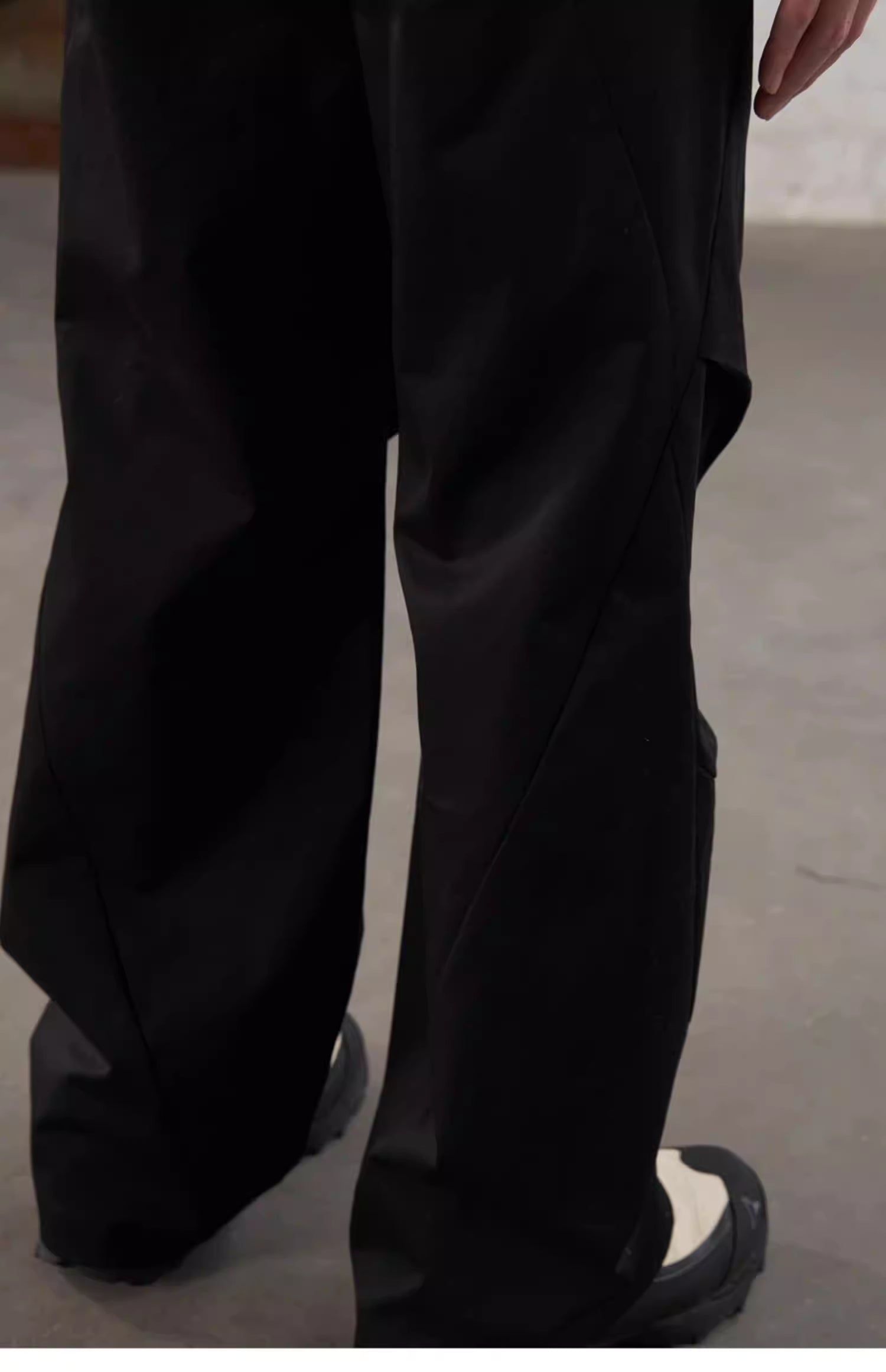 Spiral-Shell Geometric Trouser