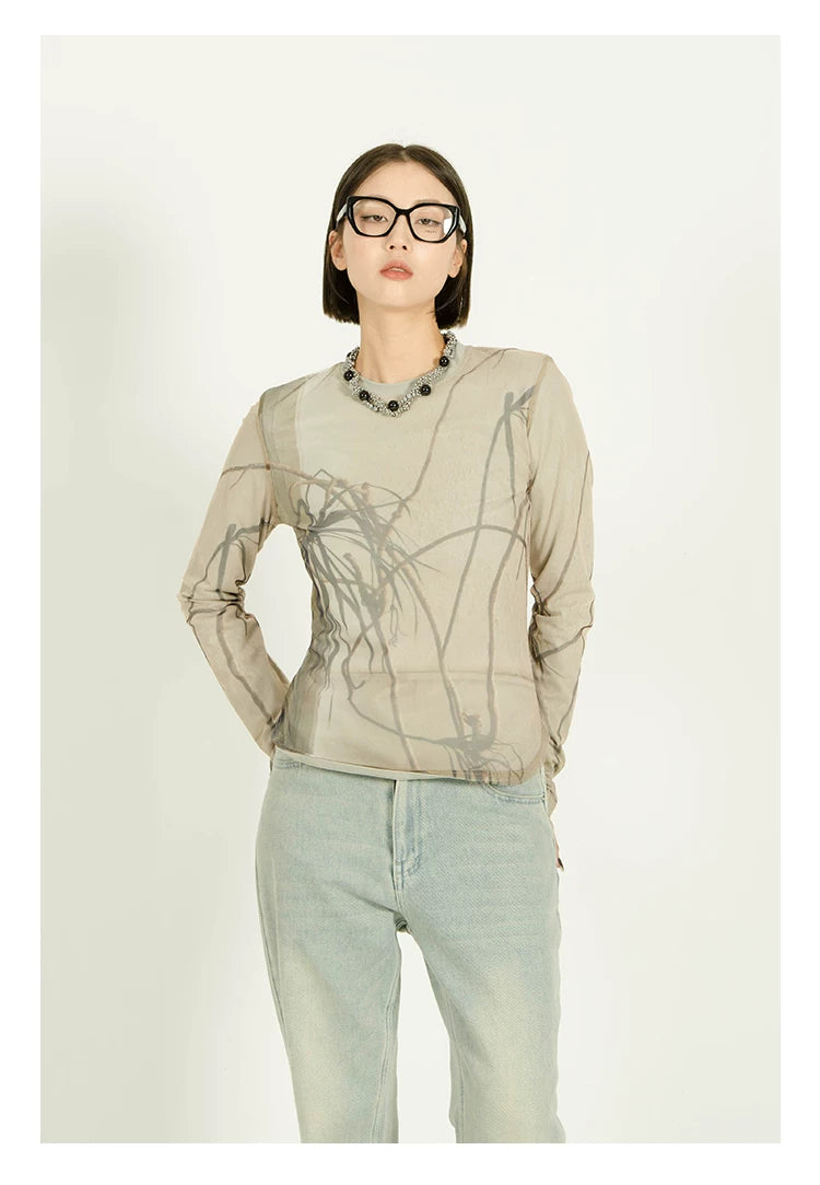 Afterimage Layered Mesh Top
