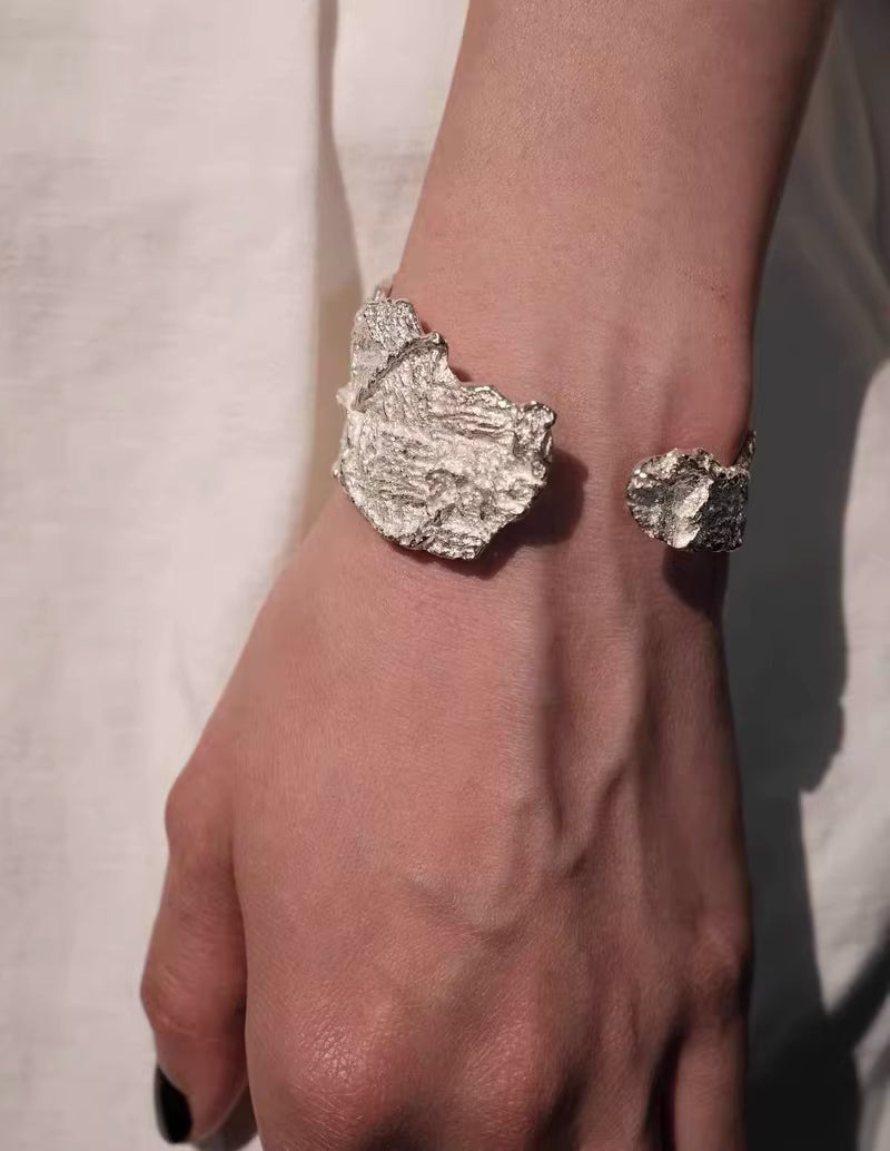 Echo Tectonic Cuff Bracelet