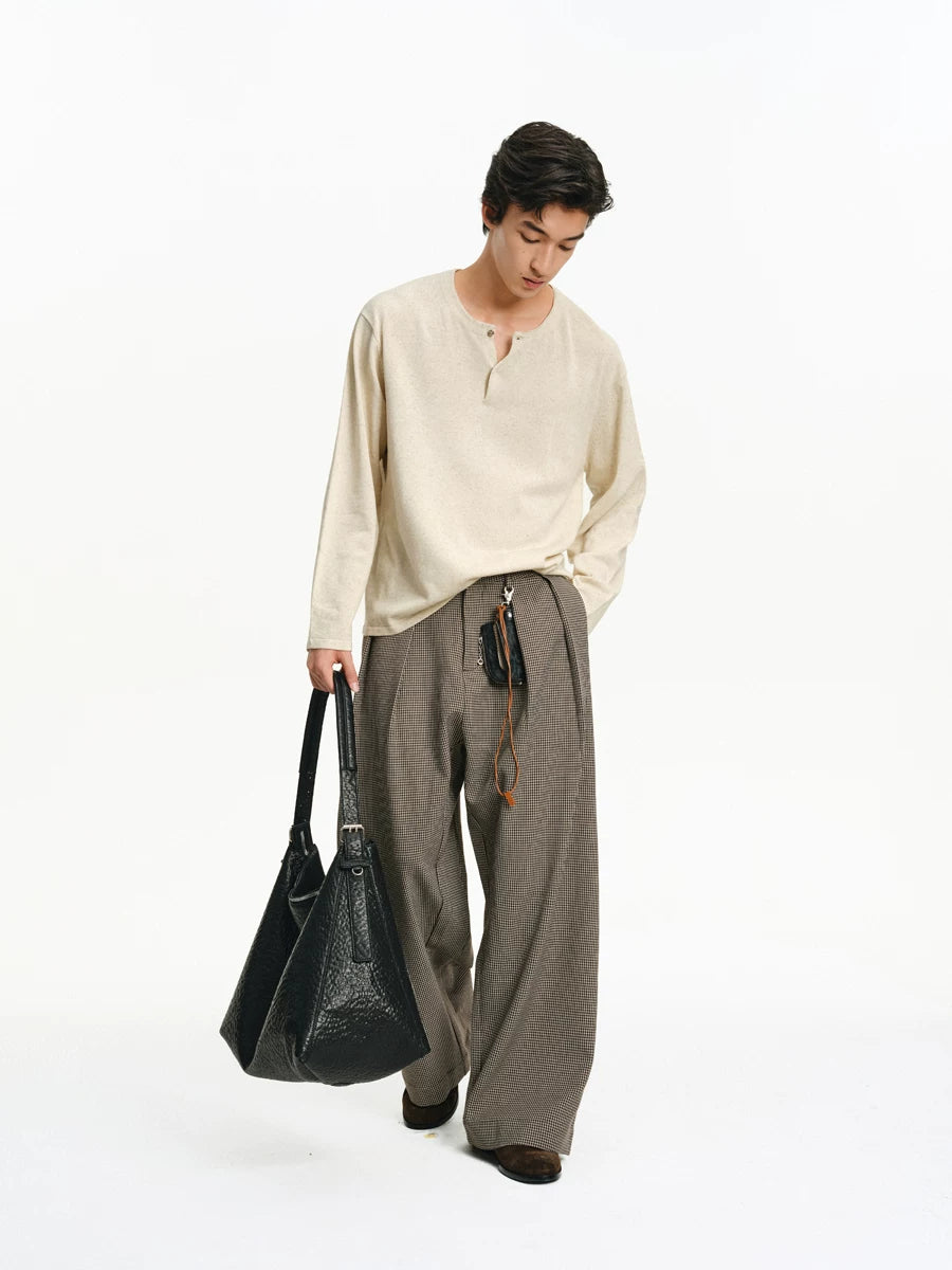 Textured Oversized Slouch Shoulder Bag