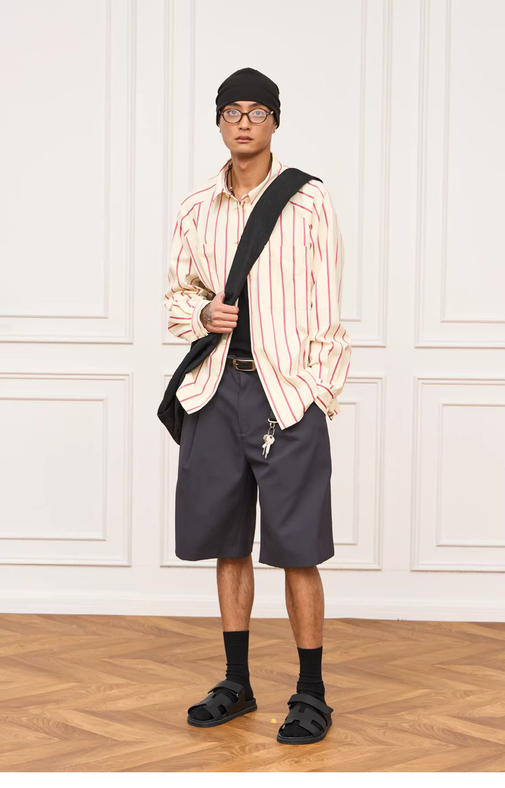 Interval Longline Pleated Suit Shorts