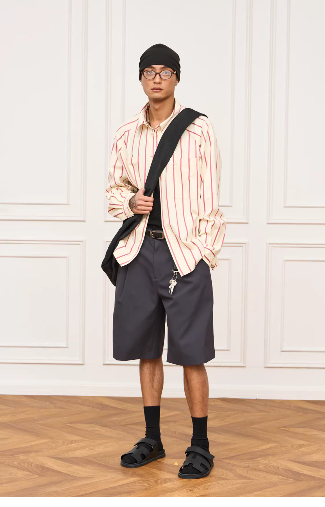 Interval Longline Pleated Suit Shorts