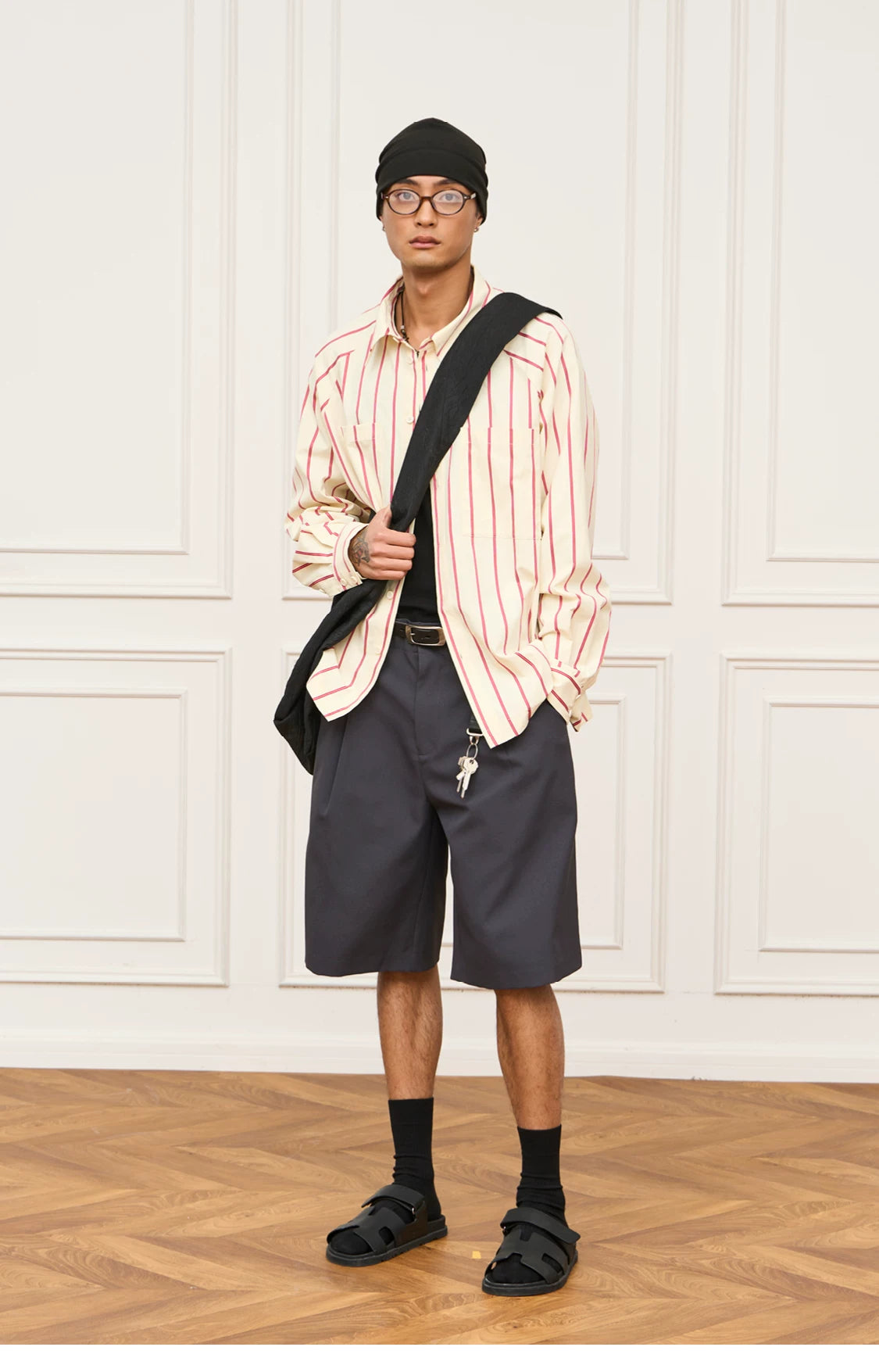 Hollow-Core Tailored Shorts