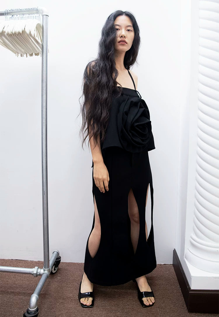 Rosette Void Dress