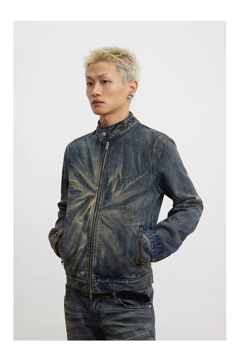 Indigo Star Wash Demin Jacket