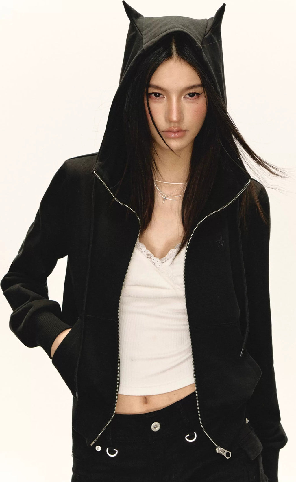 Secret Minx Zip-Up Hoodie