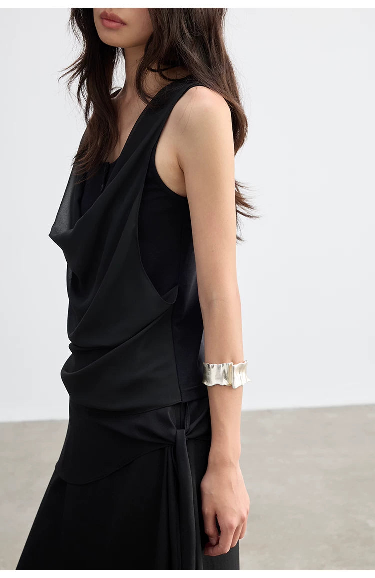 Cascade Drape Layered Tank