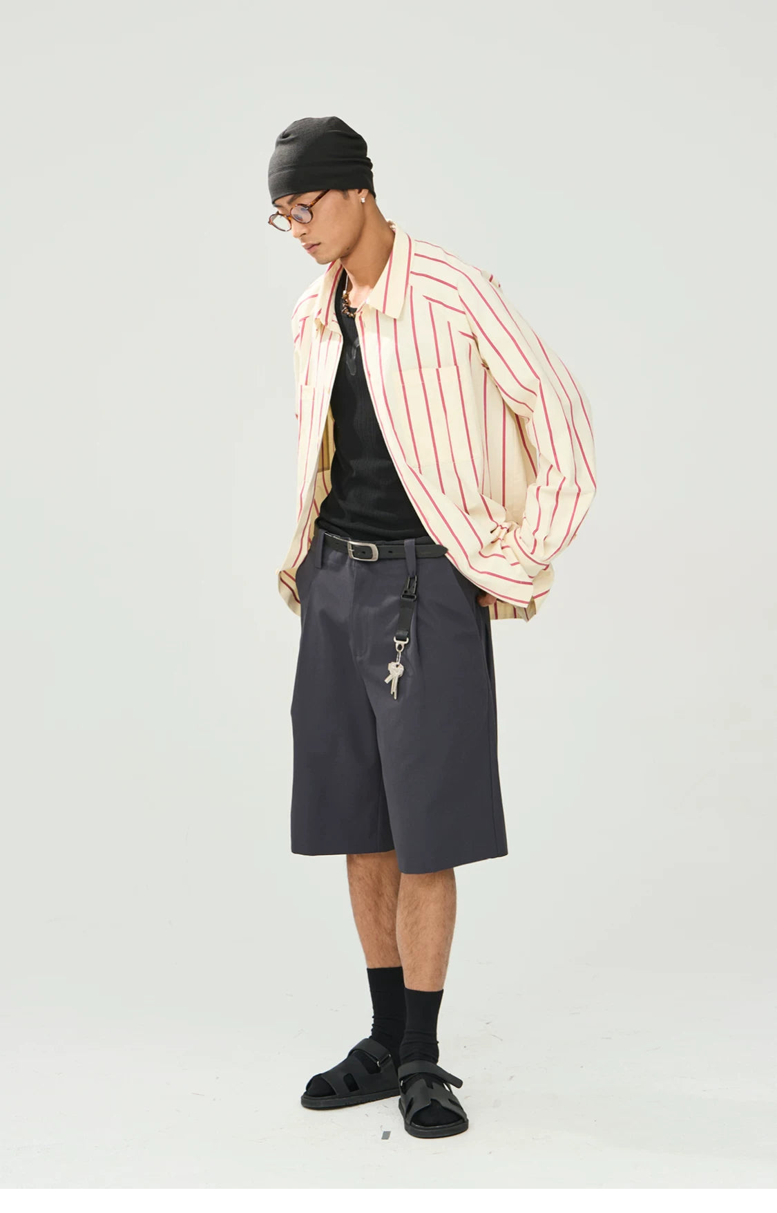 Hollow-Core Tailored Shorts