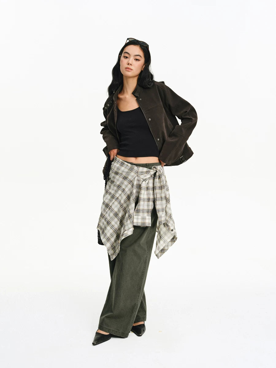 Strapline Cropped Jacket