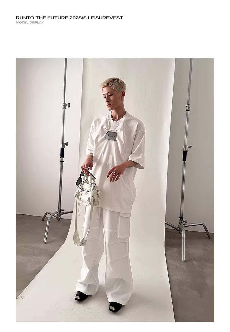 Spine-Pleat Hardware Industrial Tee