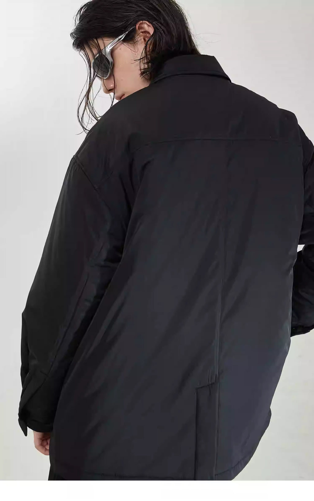 Strobe-Line Staggered Blouson Jacket