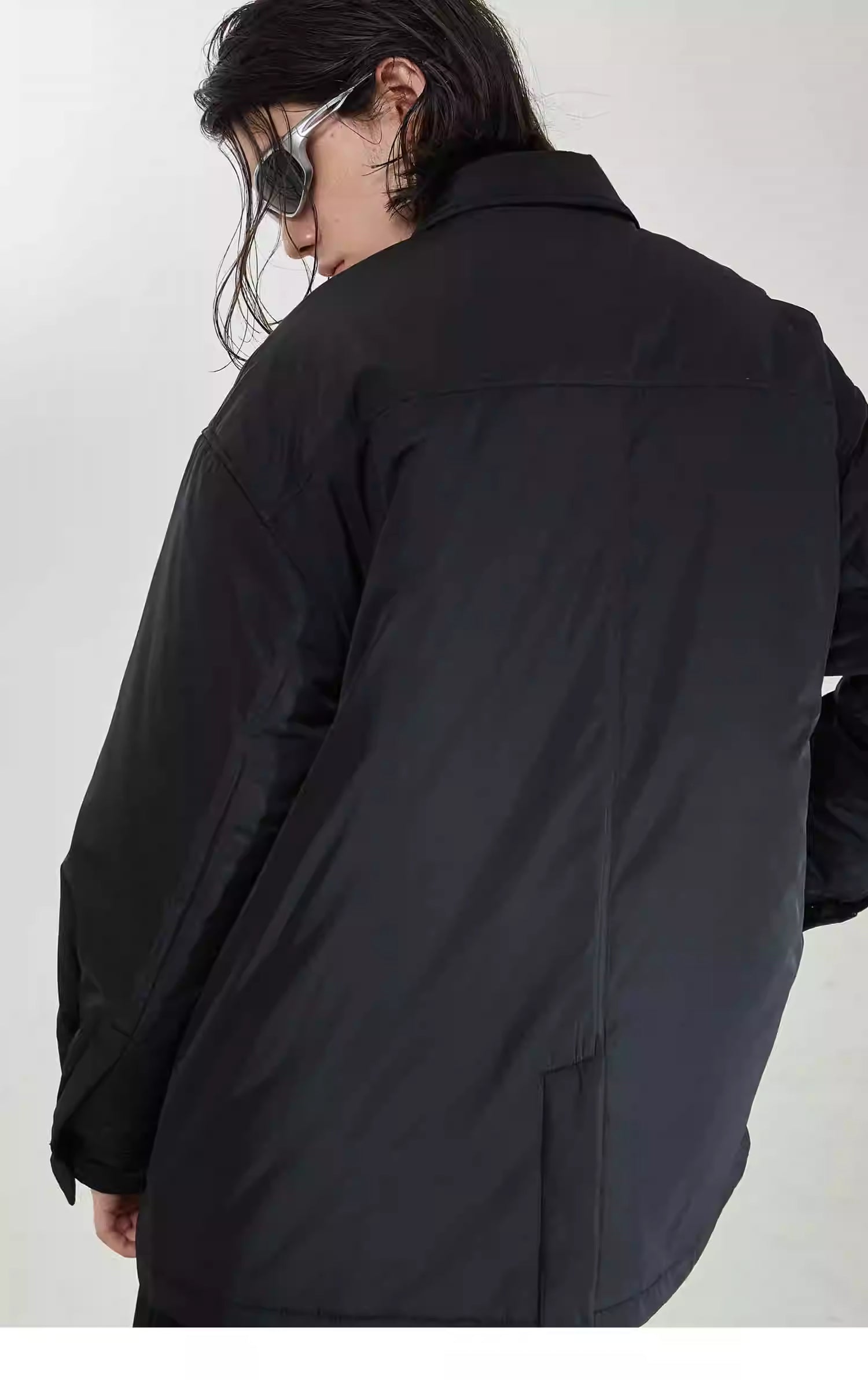 Strobe-Line Staggered Blouson Jacket
