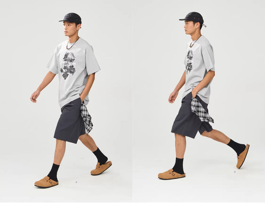 Interval Longline Pleated Suit Shorts