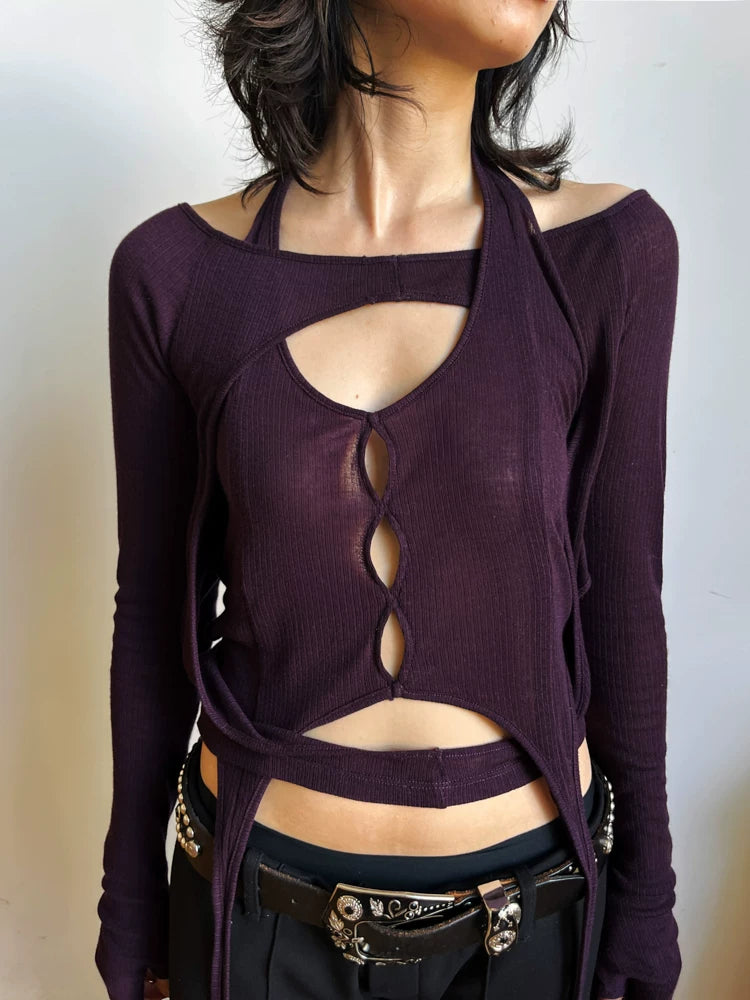 Modular Halter Cut-Out Top