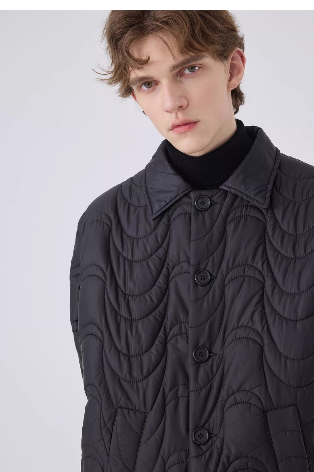 Obsidian Tide Quilted Parka