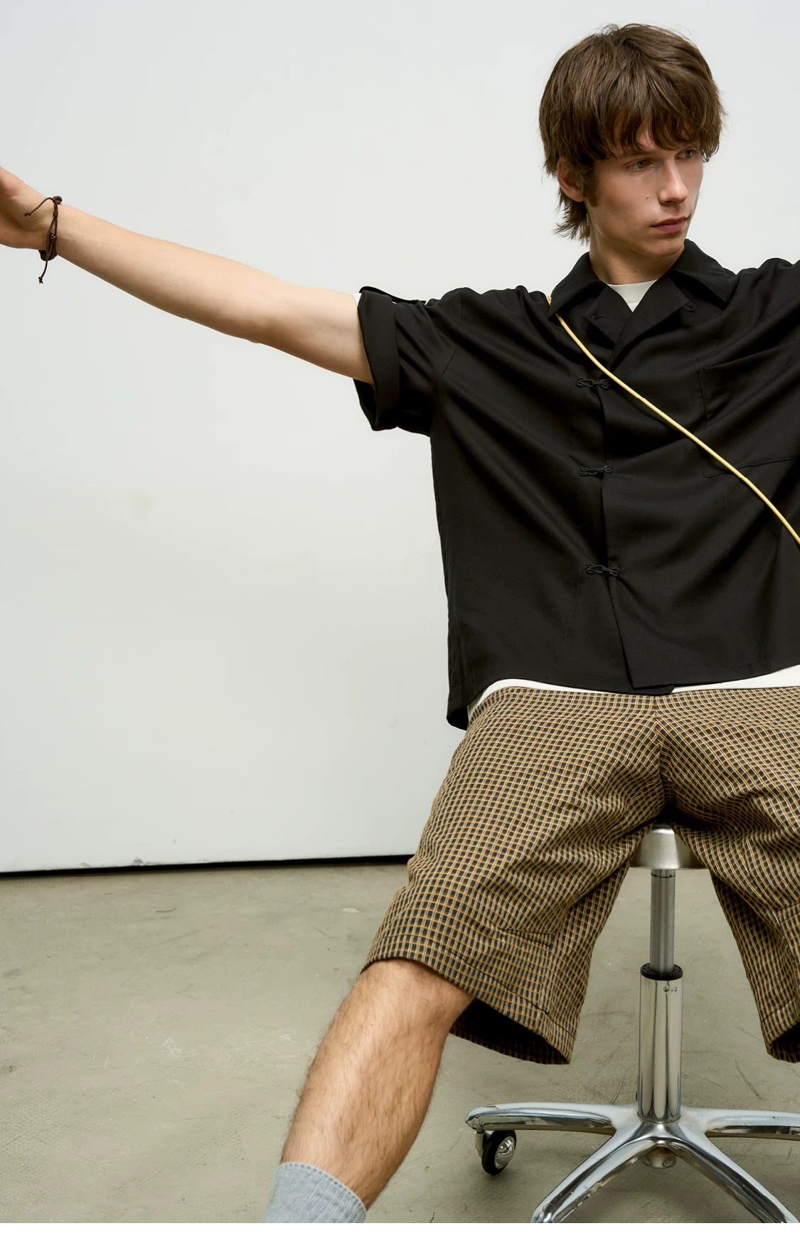 Gold Rush Hook Closure Shirt