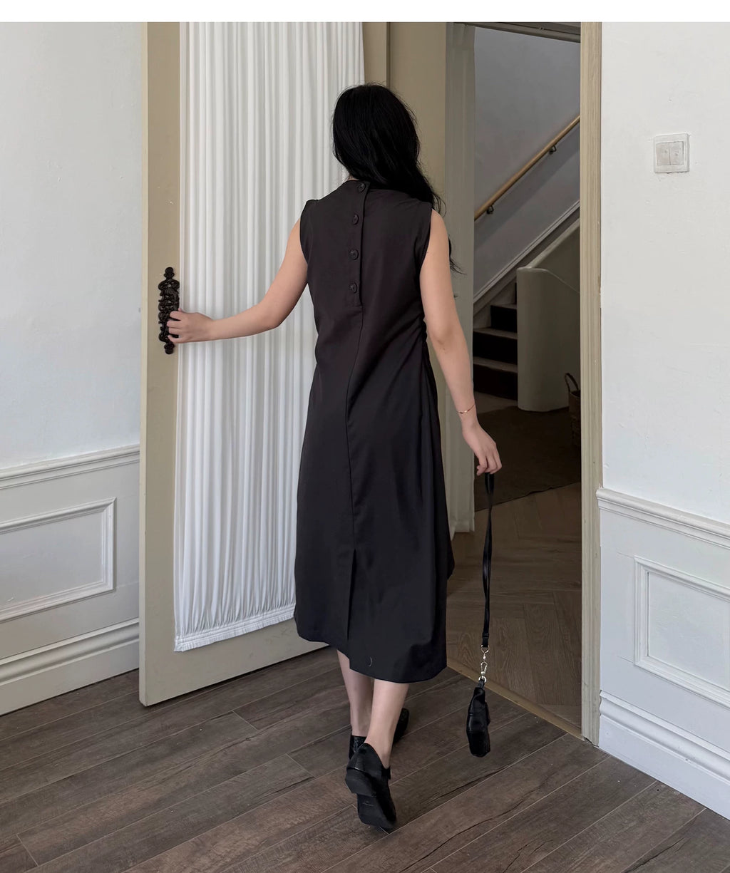 Foldline Wrap Dress
