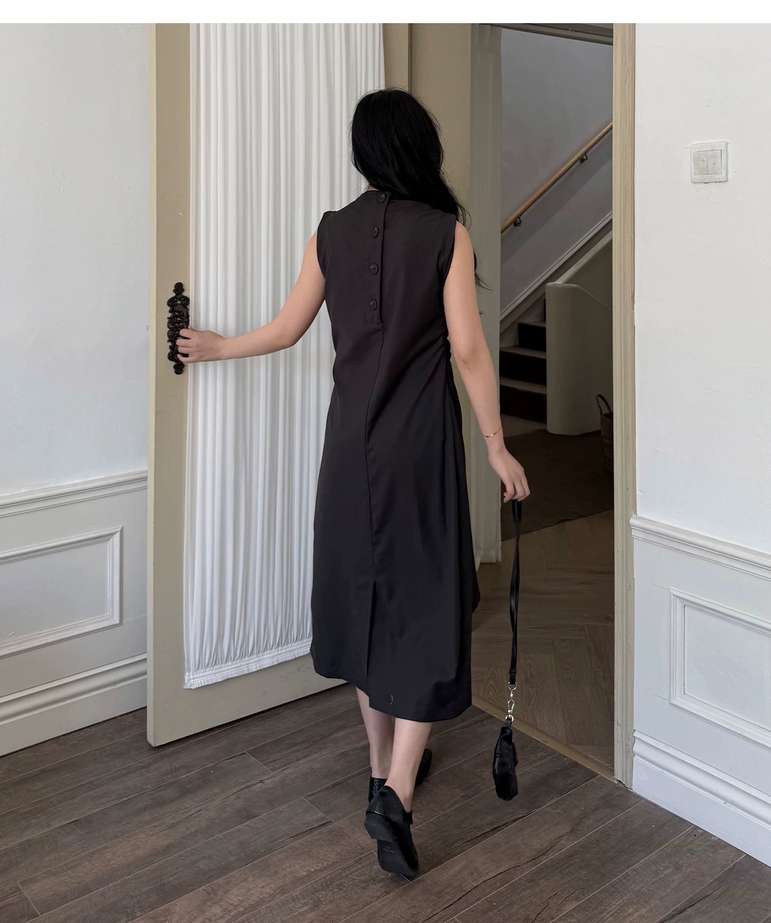 Foldline Wrap Dress