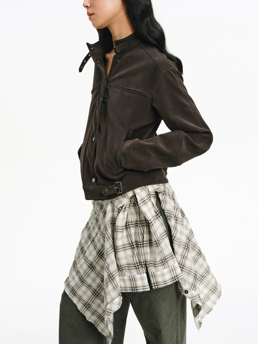 Strapline Cropped Jacket