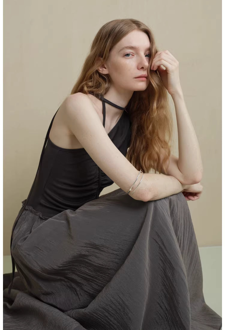 One-Shoulder Ruched Dress