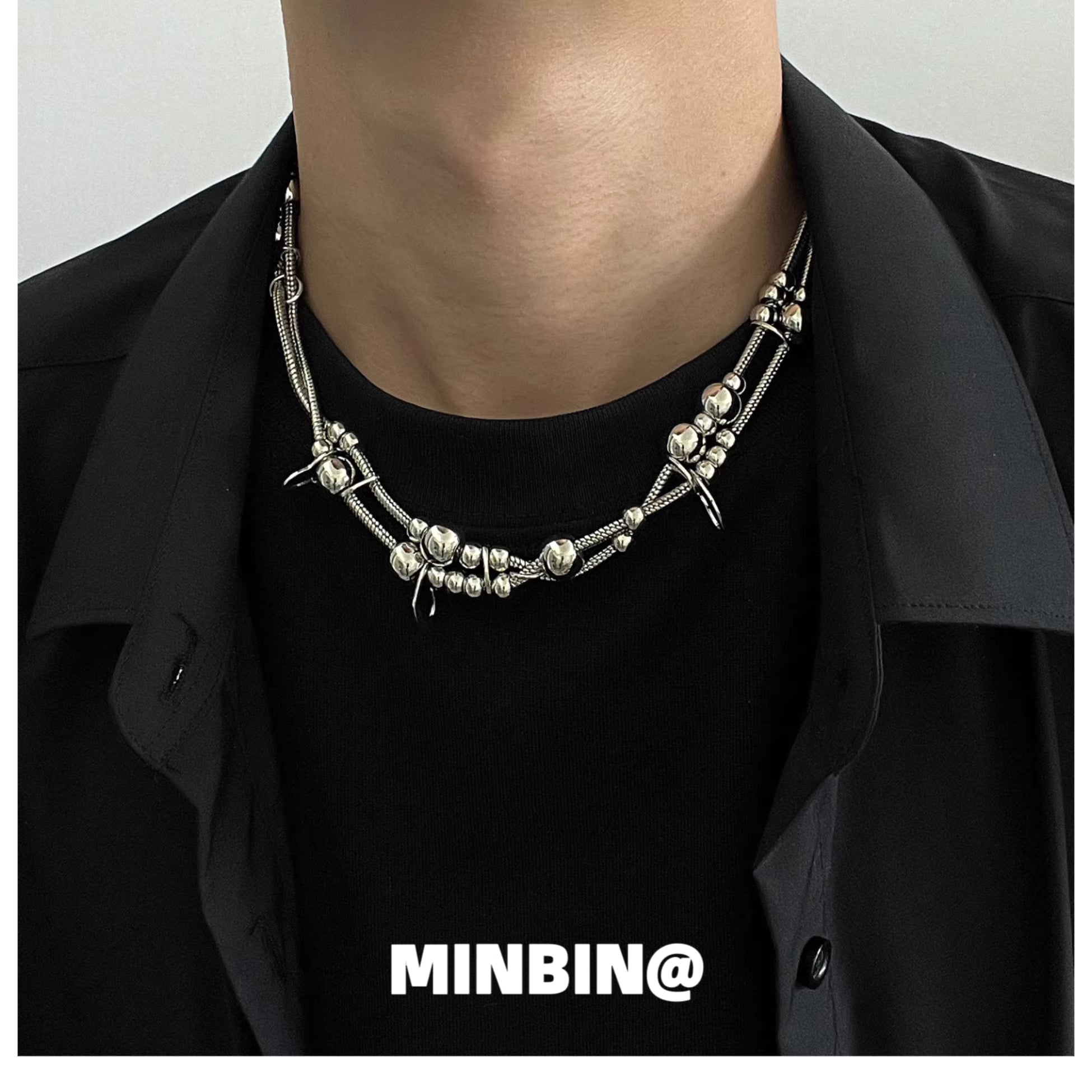 Double-Stranded Snake Chain Necklace