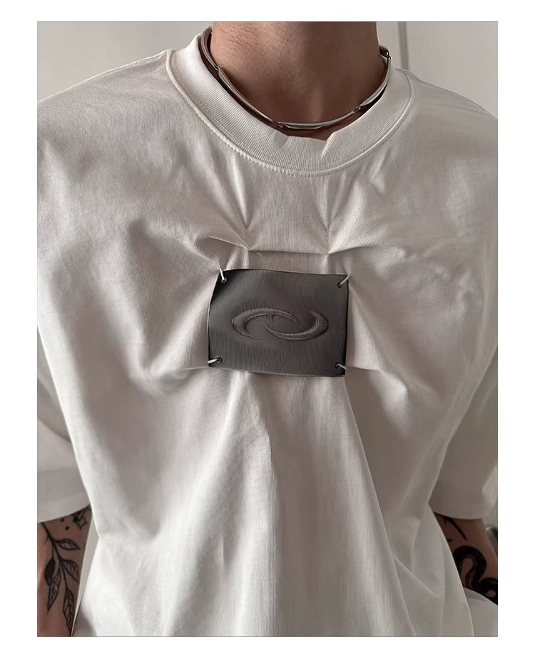 Spine-Pleat Hardware Industrial Tee