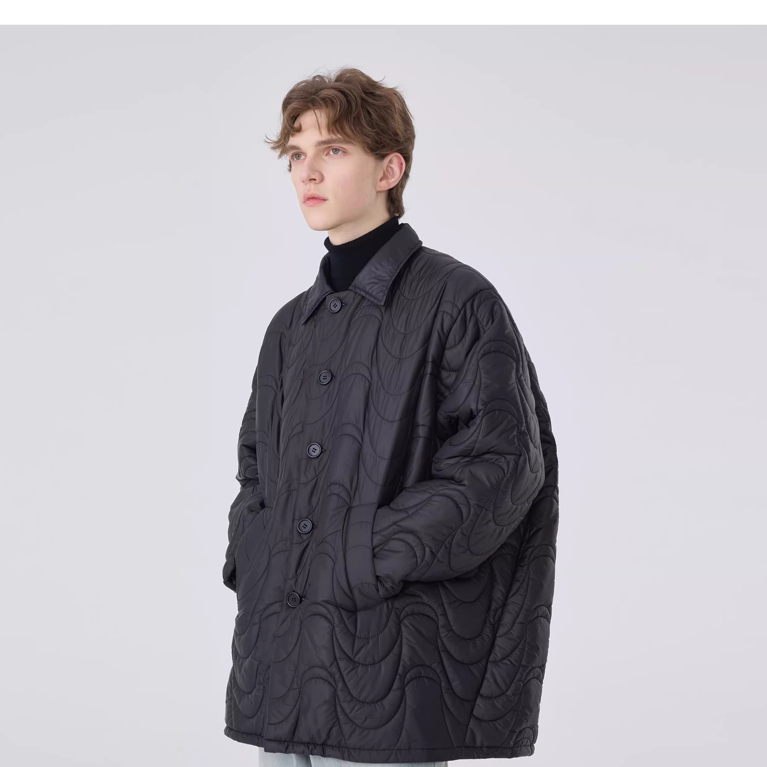 Obsidian Tide Quilted Parka