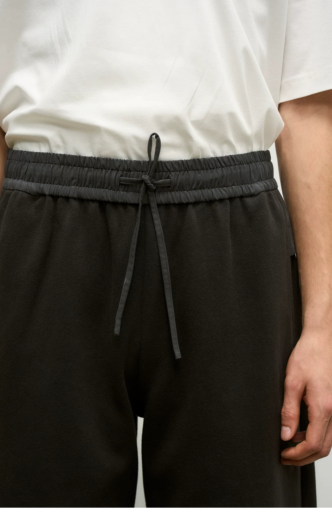 Hybrid Reconstructed Wide-Leg Sweatpants
