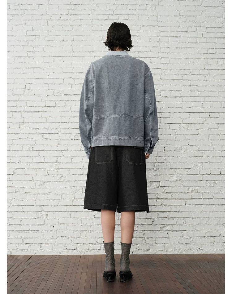 Concrete Gradient Bomber Jacket