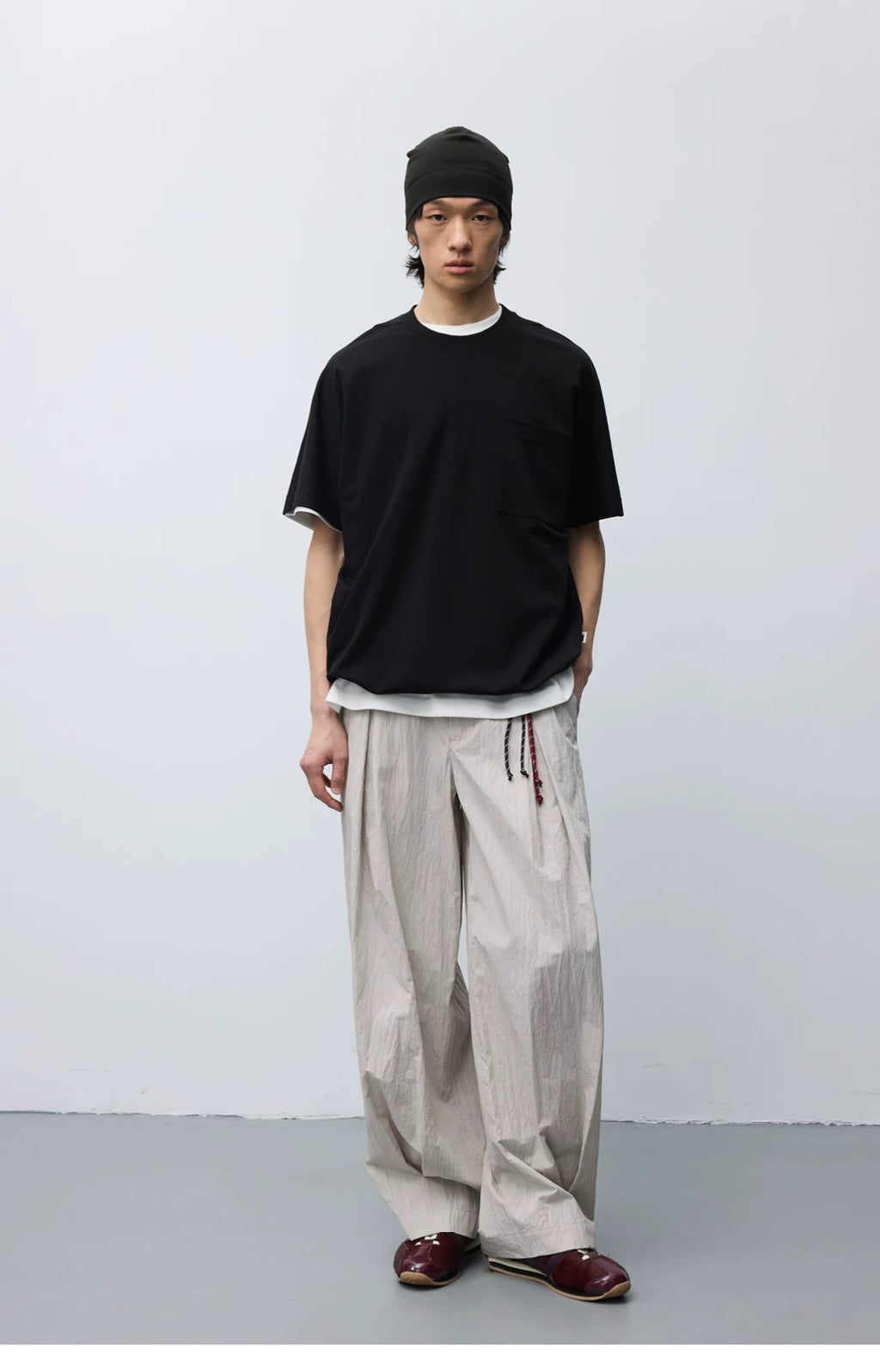 Triacetate Blend Pocket T-Shirt